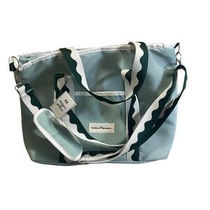 New With Tag Business & Pleasure Holiday Cooler Tote Bag in Rivie Green.